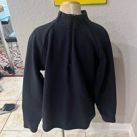 Hugo Boss Navy Half-Zip Pullover (L) - Picture 1 of 5